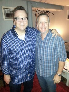 Kevin Alderman with Tom Arnold