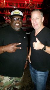 Kevin Alderman with Cedric the Entertainer